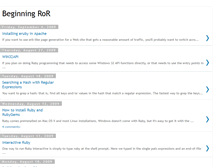 Tablet Screenshot of beginningror.blogspot.com