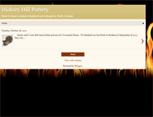 Tablet Screenshot of hickoryhillpottery.blogspot.com