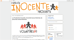 Desktop Screenshot of blogfundacioninocente.blogspot.com