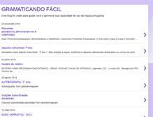 Tablet Screenshot of gramaticandofacil.blogspot.com