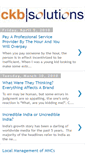 Mobile Screenshot of ckbsolutions.blogspot.com