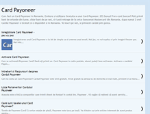 Tablet Screenshot of card-payoneer-romania.blogspot.com