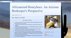 Desktop Screenshot of africanizedhoneybees.blogspot.com