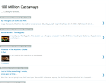 Tablet Screenshot of 100millioncastaways.blogspot.com