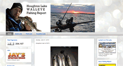 Desktop Screenshot of houghtonlakewalleye.blogspot.com