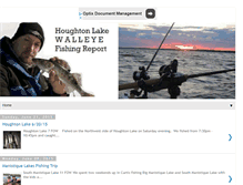 Tablet Screenshot of houghtonlakewalleye.blogspot.com