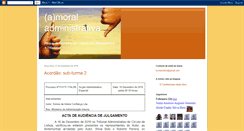 Desktop Screenshot of amoraladministrativa.blogspot.com