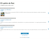Tablet Screenshot of ladrondepost.blogspot.com