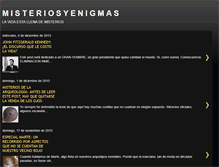 Tablet Screenshot of misteriosyenigmas-zephiro09.blogspot.com