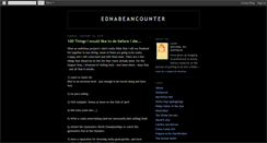 Desktop Screenshot of ednabeancounter.blogspot.com