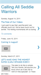 Mobile Screenshot of mightyseddiewarriors.blogspot.com