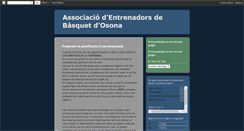 Desktop Screenshot of basquet-osona.blogspot.com