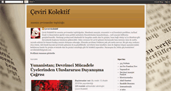 Desktop Screenshot of cevirikolektifi.blogspot.com