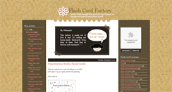 Desktop Screenshot of flashcardfactory.blogspot.com