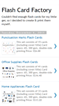 Mobile Screenshot of flashcardfactory.blogspot.com