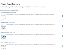 Tablet Screenshot of flashcardfactory.blogspot.com