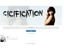 Tablet Screenshot of cicified.blogspot.com