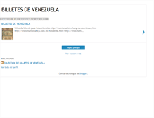 Tablet Screenshot of billetesdevenezuela.blogspot.com