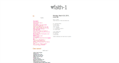 Desktop Screenshot of faith1ians-rawkz.blogspot.com