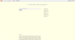 Desktop Screenshot of cancertreatment3.blogspot.com
