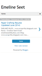 Mobile Screenshot of emelineseet.blogspot.com