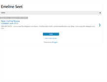 Tablet Screenshot of emelineseet.blogspot.com