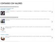 Tablet Screenshot of contandoconvalores.blogspot.com