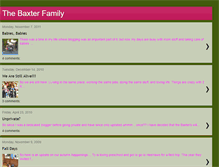 Tablet Screenshot of baxterbliss.blogspot.com