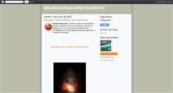 Desktop Screenshot of mis-descargas-directas-gratis.blogspot.com
