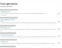Tablet Screenshot of firstlightmovies.blogspot.com
