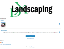 Tablet Screenshot of dxlandscaping.blogspot.com