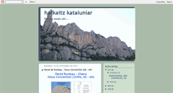 Desktop Screenshot of harkaitzkataluniar.blogspot.com