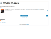 Tablet Screenshot of elcorazondelllano.blogspot.com