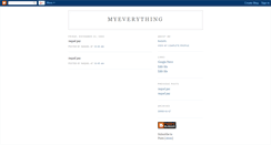 Desktop Screenshot of myeverything.blogspot.com