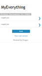Mobile Screenshot of myeverything.blogspot.com