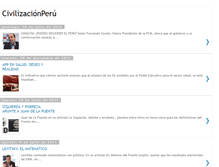 Tablet Screenshot of civilizacionperu.blogspot.com