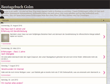 Tablet Screenshot of bautagebuch-golm.blogspot.com