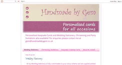 Desktop Screenshot of handmadebygemsales.blogspot.com