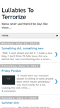 Mobile Screenshot of lullabiestoterrorize.blogspot.com