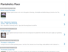 Tablet Screenshot of plantaholicsplace.blogspot.com