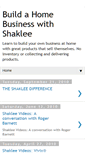 Mobile Screenshot of buildahomebusinesswithshaklee.blogspot.com