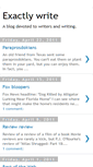 Mobile Screenshot of exactlywrite.blogspot.com