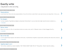 Tablet Screenshot of exactlywrite.blogspot.com