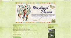 Desktop Screenshot of greyhairedmomma.blogspot.com