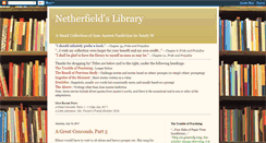 Desktop Screenshot of netherfieldslibrary.blogspot.com