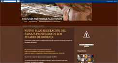 Desktop Screenshot of escaladasosteniblealbarracin.blogspot.com