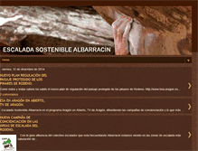 Tablet Screenshot of escaladasosteniblealbarracin.blogspot.com