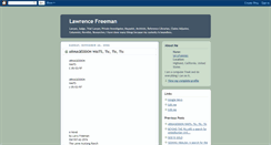 Desktop Screenshot of lfreeman.blogspot.com