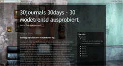 Desktop Screenshot of 30journals30days.blogspot.com