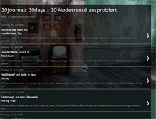 Tablet Screenshot of 30journals30days.blogspot.com